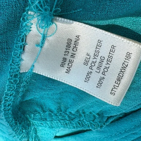 Women's Y2K Mini Dress - Turquoise Inspired Hearts - Picture 6 of 8